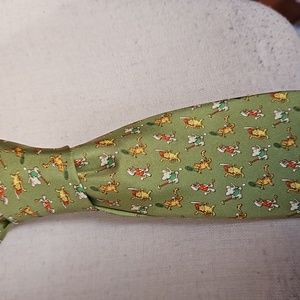 Salvatore Ferragamo Silk Christmas Sports Tie